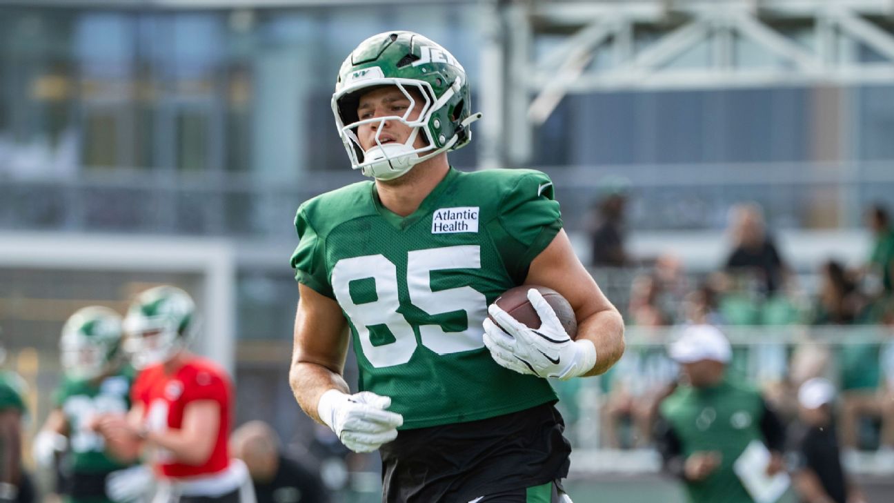 Jets Lose Top Tight End Mason Taylor for Lions Game