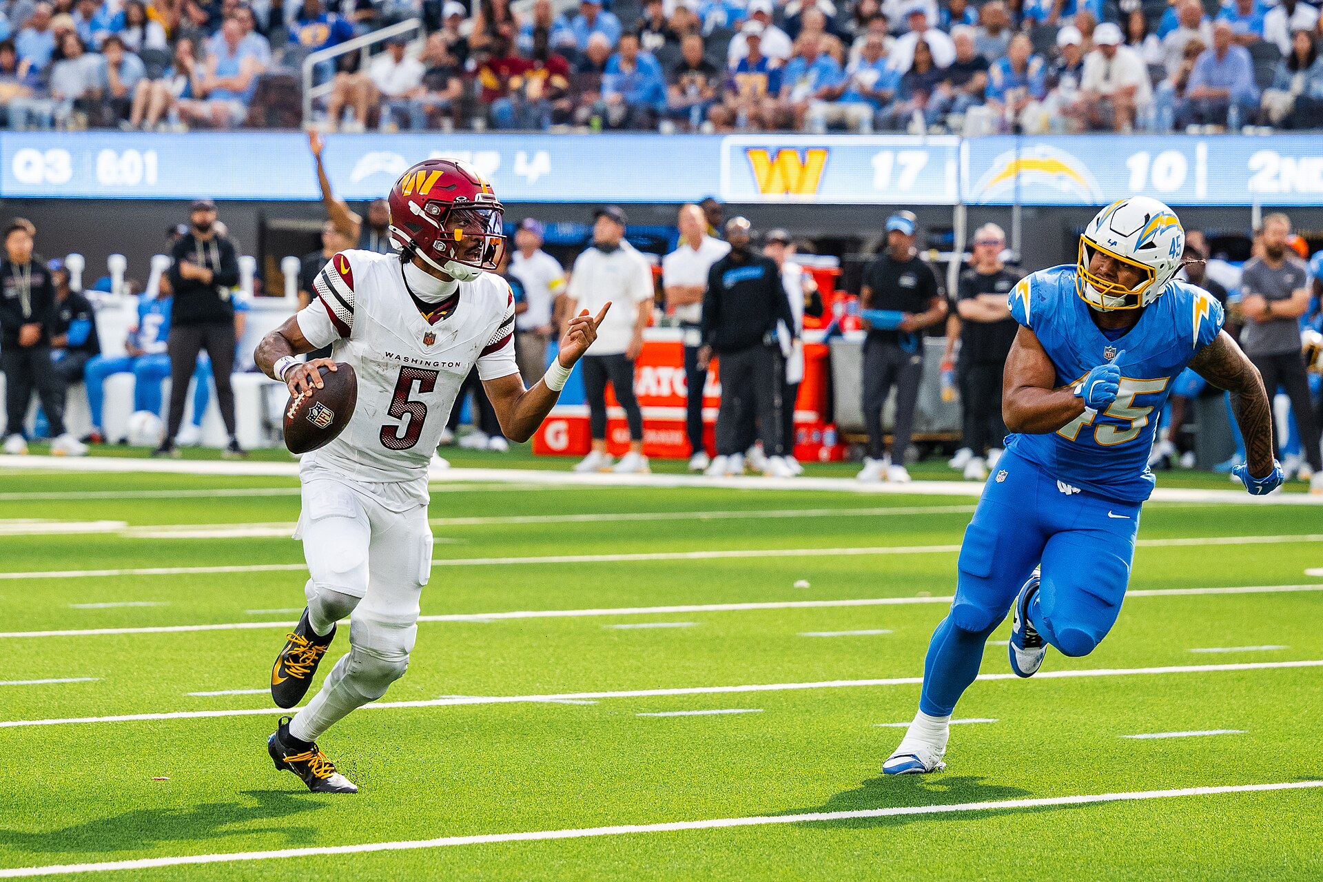 No Surgery for Jayden Daniels: Commanders QB Will Rehab His Elbow and Wear a Brace