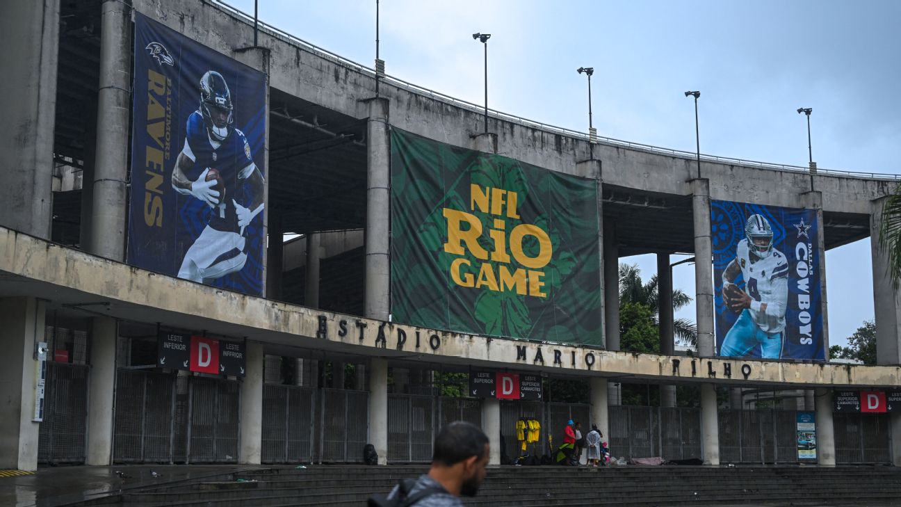 NFL and Players' Union Watch Maracanã Field Ahead of First Rio Game