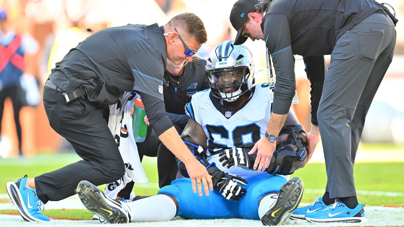One of Carolina's Best Linemen Is Out, and the Lions Are Coming to Town