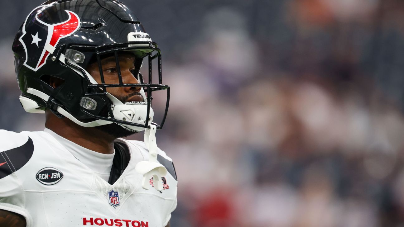 Texans' Nico Collins to Miss Second Straight Game With Hamstring Injury