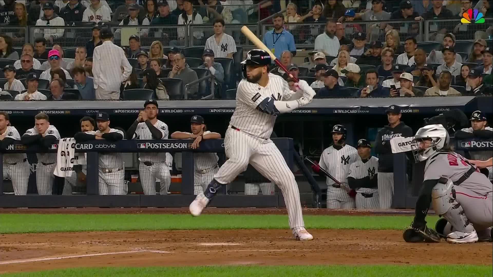 Luis Garcia Jr. hits a home run for the Yankees