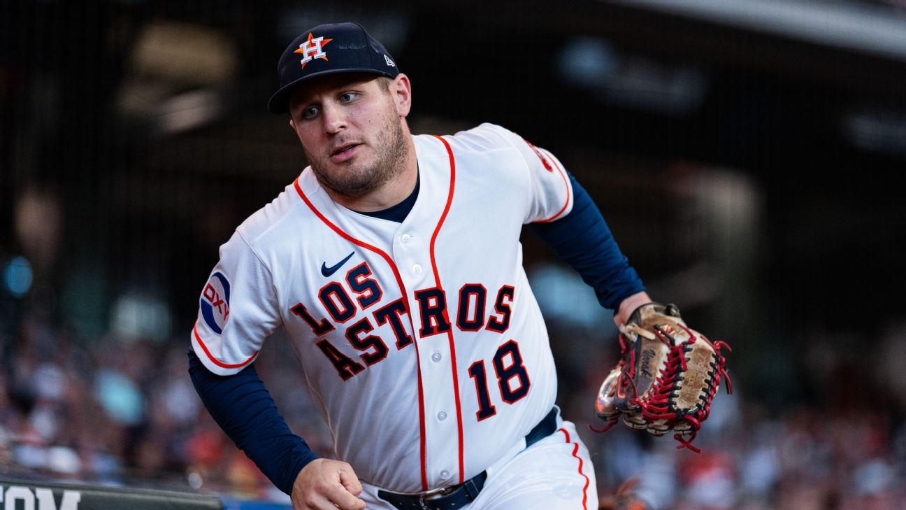 Houston's Deadline Center Fielder Watched the Sweep After Wrist Surgery