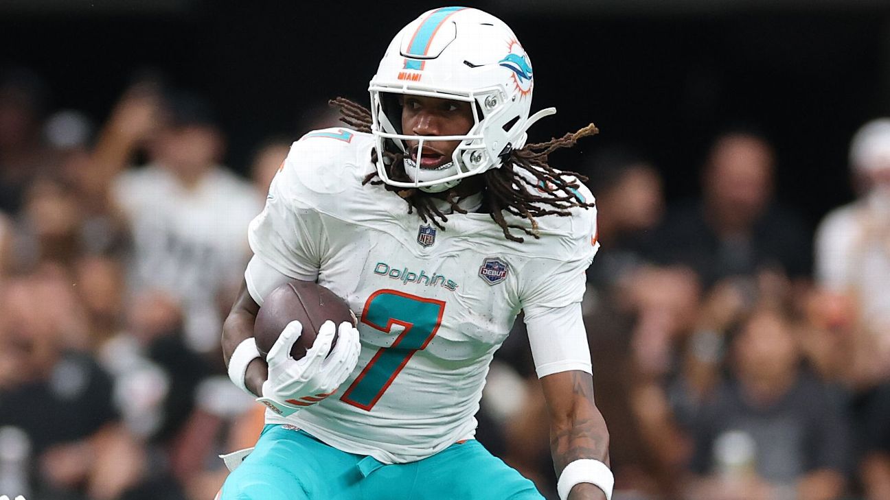 Dolphins Without Leading Receiver Caleb Douglas Against the Chiefs