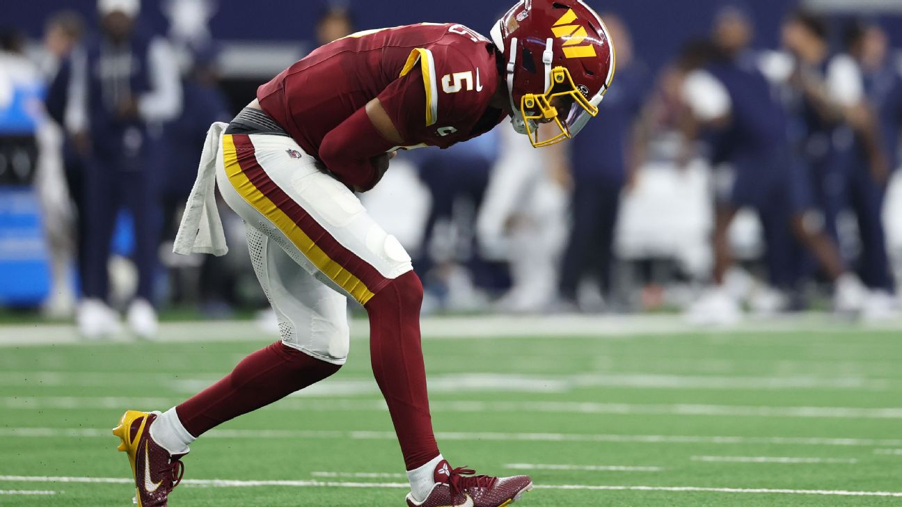 Mariota Again in London, but Washington Sees Jayden Daniels Back Against the Giants