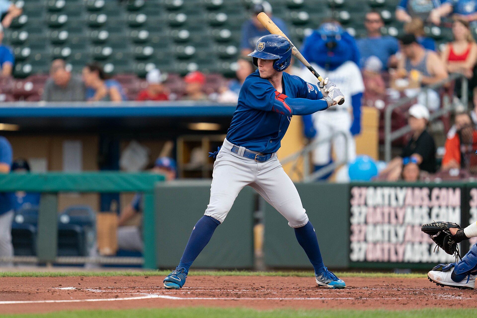 Pete Crow-Armstrong in a minor league game