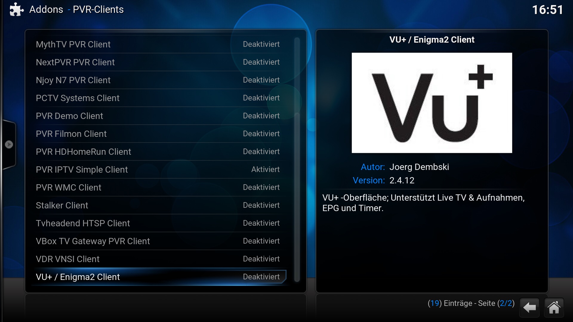 Set Up IPTV on Enigma2 VU+